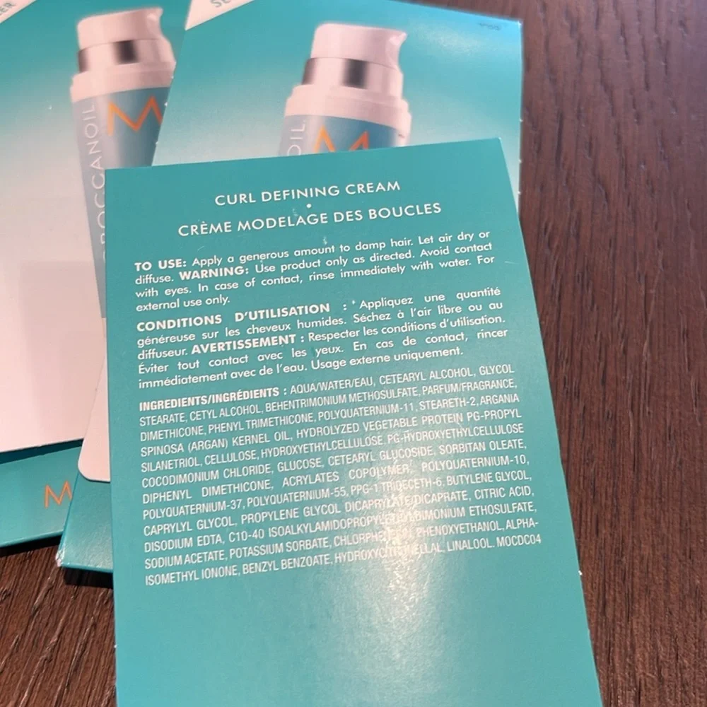 Moroccanoil Curl Defining Cream-3 sample size packets